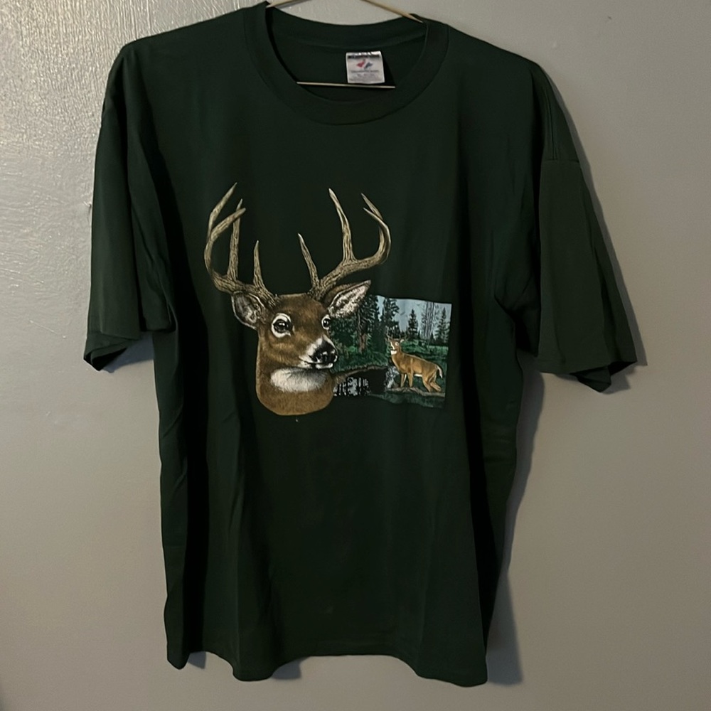 Deer Shirt
Jerzees XL 
Heavyweight blend